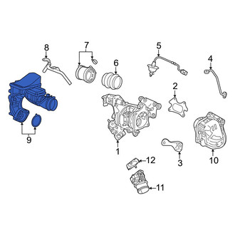 Acura OE - Turbocharger Inlet Hose