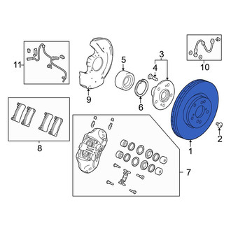 Acura OE - Front Disc Brake Rotor