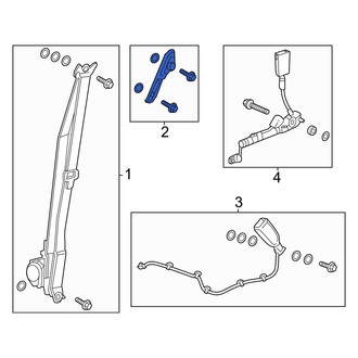 Acura OE - Front Seat Belt Height Adjuster