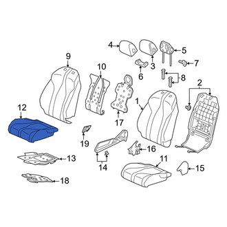 Acura OE - Front Right Seat Cover