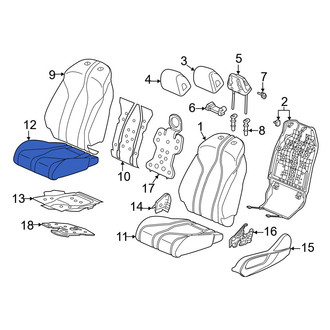 Acura OE - Front Left Seat Cover
