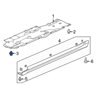 Acura OE - Floor Pan Splash Shield Bolt