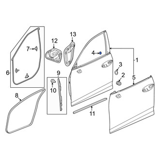 Acura OE - Door Shell Seal