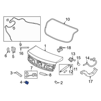 Acura OE - Rear Liftgate Drain Plug