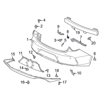 Acura OE - Tail Light Pocket Nut