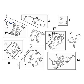 Acura OE - Left Upper Engine Timing Cover Gasket