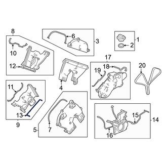 Acura OE - Right Upper Engine Timing Cover Gasket