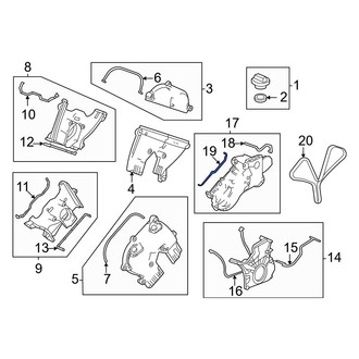 Acura OE - Lower Engine Timing Cover Gasket