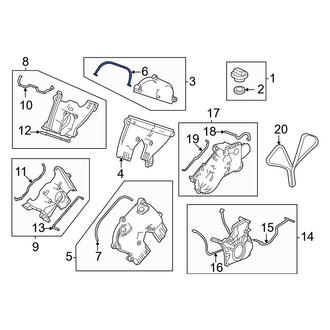 Acura OE - Right Upper Engine Timing Cover Gasket