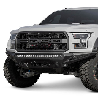 Addictive Desert Designs® - Stealth Fighter Full Width Hammer Black Front HD Bumper