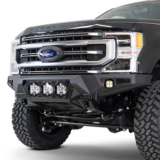 Addictive Desert Designs® - Bomber Full Width Black Powder Coated Front HD Bumper