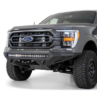 Addictive Desert Designs® - Stealth Fighter Full Width Hammer Black Front Winch HD Bumper