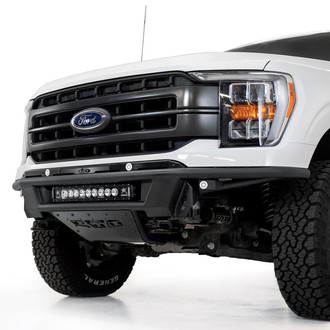 Addictive Desert Designs® - PRO Bolt-On Full Width Hammer Black Front Pre-Runner Bumper