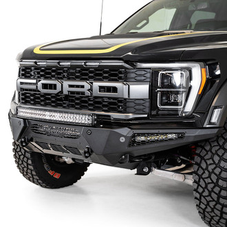 Addictive Desert Designs® - HoneyBadger Full Width Black Front HD Bumper