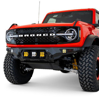 Addictive Desert Designs® - Bomber Full Width Black Powder Coated Front HD Bumper