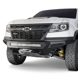 Addictive Desert Designs® - Stealth Fighter Full Width Hammer Black Front Winch HD Bumper