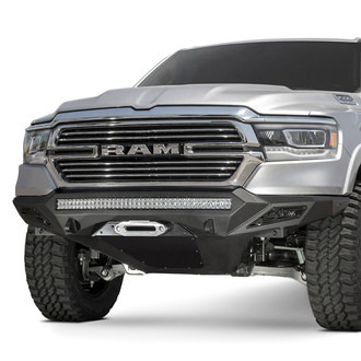 Addictive Desert Designs® - Stealth Fighter Full Width Hammer Black Front Winch HD Bumper
