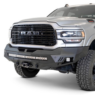 Addictive Desert Designs® - Stealth Fighter Full Width Hammer Black Front Winch HD Bumper