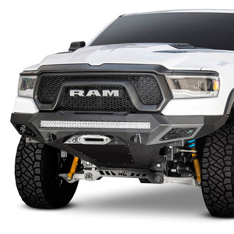 Addictive Desert Designs® - Stealth Fighter Full Width Hammer Black Front Winch HD Bumper
