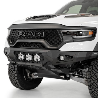 Addictive Desert Designs® - Bomber Full Width Black Powder Coated Front HD Bumper