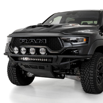 Addictive Desert Designs® - PRO Bolt-On Full Width Hammer Black Front Pre-Runner Bumper