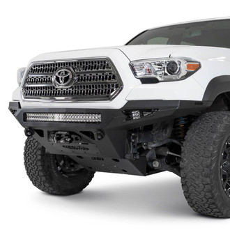 Addictive Desert Designs® - Stealth Fighter Full Width Hammer Black Front Winch HD Bumper
