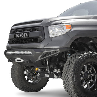 Addictive Desert Designs® - Stealth Fighter Full Width Hammer Black Front Winch HD Bumper