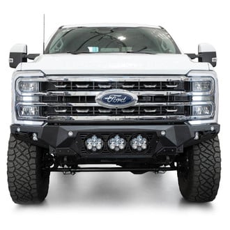 Addictive Desert Designs® - Bomber Full Width Black Powder Coated Front HD Bumper