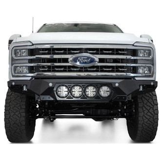 Addictive Desert Designs® - Bomber Full Width Black Powder Coated Front HD Bumper
