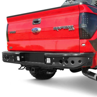 Addictive Desert Designs® - Venom Full Width Black Rear Pre-Runner Bumper