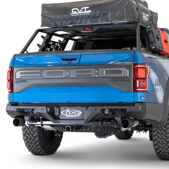 Addictive Desert Designs® - Bomber Full Width Black Powder Coated Rear HD Bumper
