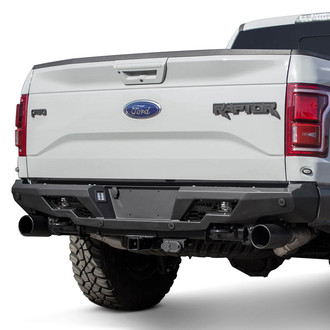 Addictive Desert Designs® - Stealth Fighter Full Width Hammer Black Rear HD Bumper