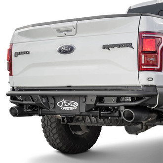 Addictive Desert Designs® - PRO Bolt-On Full Width Hammer Black Rear Pre-Runner Bumper