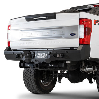 Addictive Desert Designs® - Bomber Full Width Black Powder Coated Rear HD Bumper