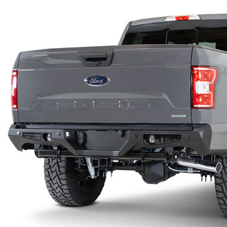 Addictive Desert Designs® - Bomber Full Width Black Powder Coated Rear HD Bumper