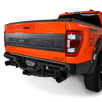 Addictive Desert Designs® - Bomber Full Width Black Powder Coated Rear HD Bumper