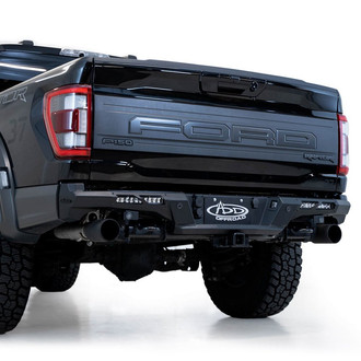 Addictive Desert Designs® - Phantom Full Width Hammer Black Rear HD Bumper