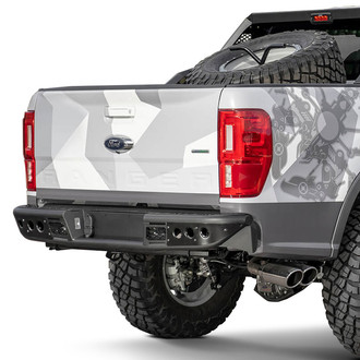 Addictive Desert Designs® - Venom Full Width Black Rear Pre-Runner Bumper