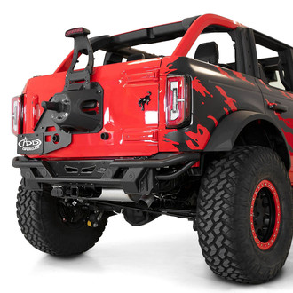 Addictive Desert Designs® - PRO Bolt-On Full Width Hammer Black Rear Pre-Runner Bumper