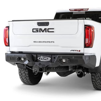 Addictive Desert Designs® - Bomber Full Width Black Powder Coated Rear HD Bumper