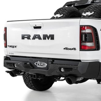 Addictive Desert Designs® - Bomber Full Width Black Powder Coated Rear HD Bumper