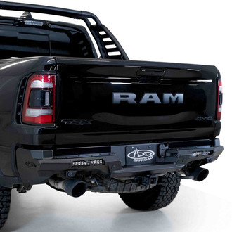 Addictive Desert Designs® - Phantom Full Width Hammer Black Rear HD Bumper