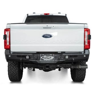 Addictive Desert Designs® - Bomber Full Width Black Powder Coated Rear HD Bumper