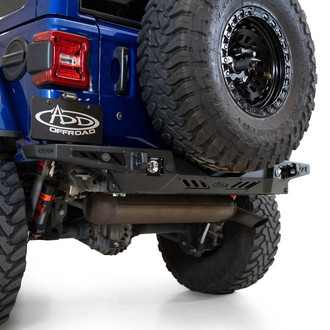 Addictive Desert Designs® - Stealth Fighter Full Width Hammer Black Rear HD Bumper