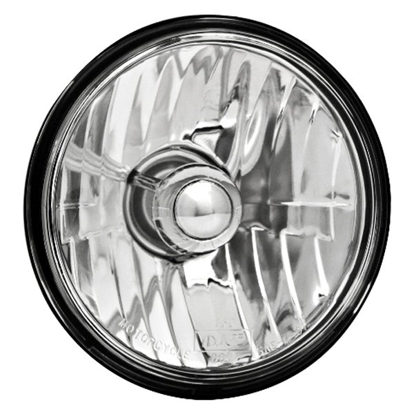 Adjure® - 5 3/4" Round Chrome Diamond Cut "Ice" Euro Headlight