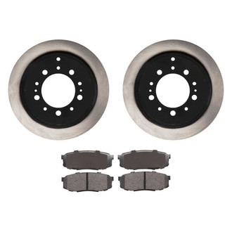 Advics® - Ultra-Premium™ Rear Brake Kit with Ceramic Pads