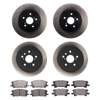 Advics® - Ultra-Premium™ Brake Kit with Ceramic Pads
