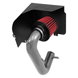AEM Intakes® - Aluminum Gunmetal Gray Cold Air Intake System with Red Filter