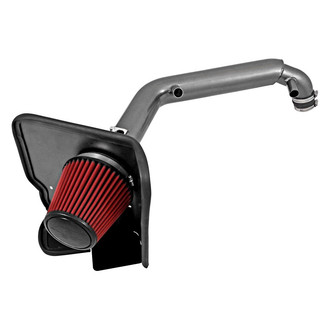 AEM Intakes® - Aluminum Gunmetal Gray Cold Air Intake System with Red Filter