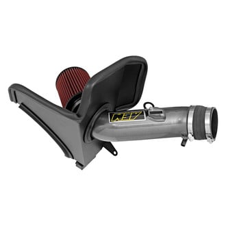 AEM Intakes® - Aluminum Gunmetal Gray Cold Air Intake System with Red Filter